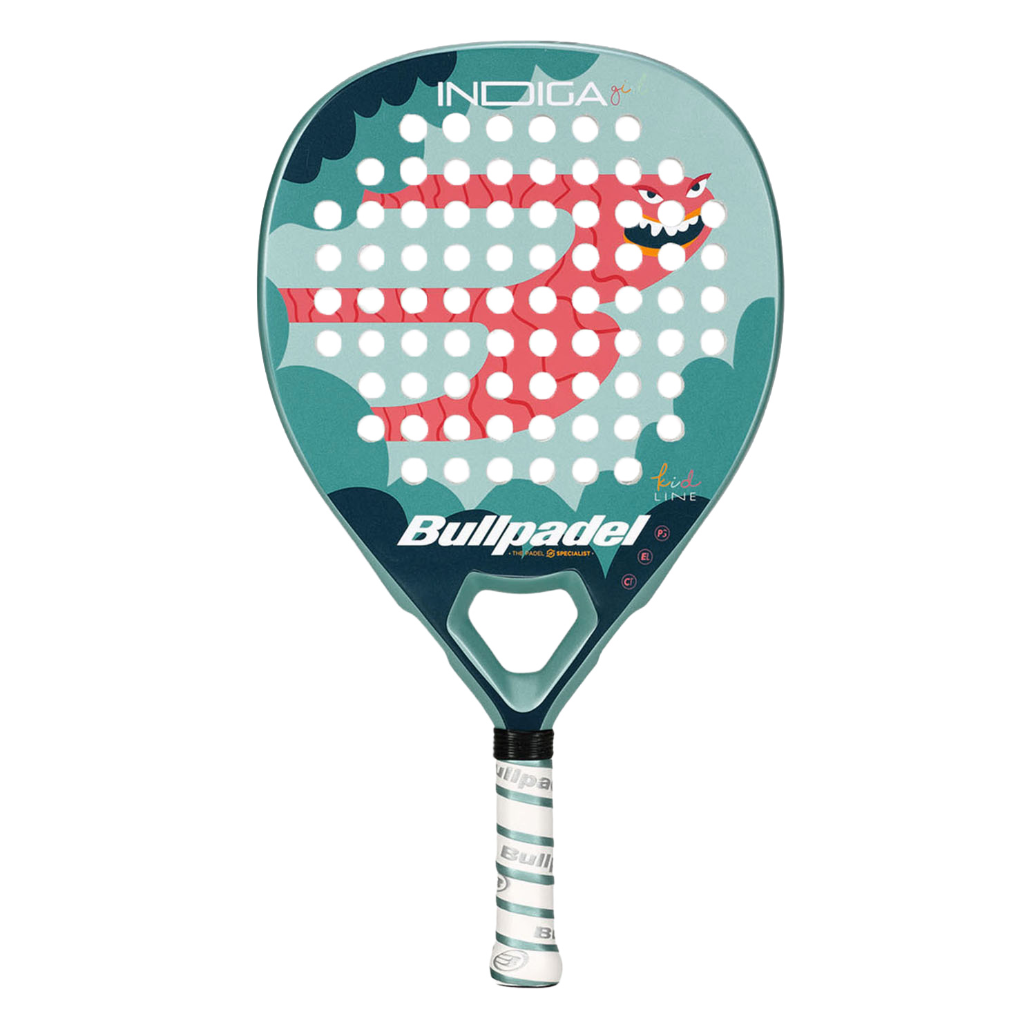 Bullpadel Indiga Girl Padel - Green/Pink