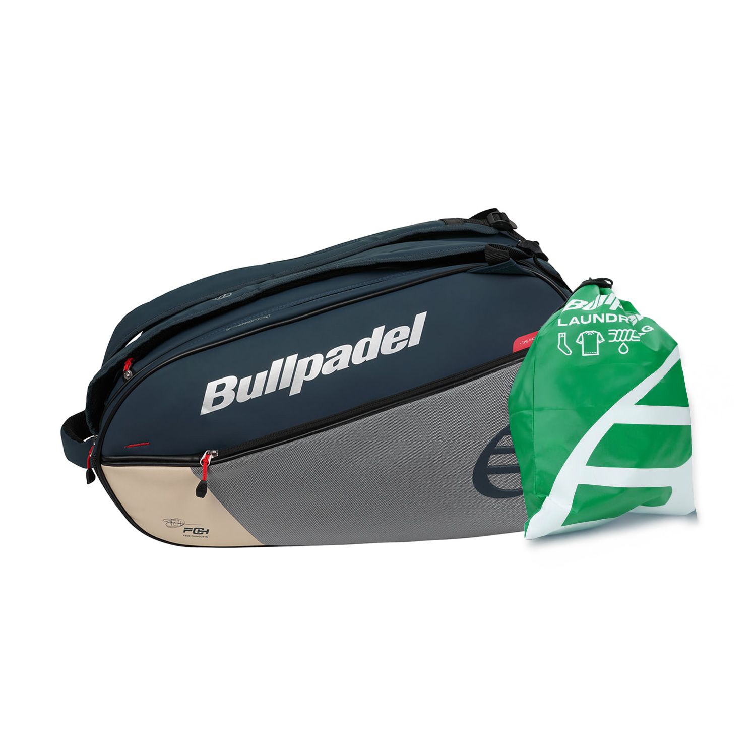 Bullpadel Neuron Logo Bolsa - Gris Oscuro