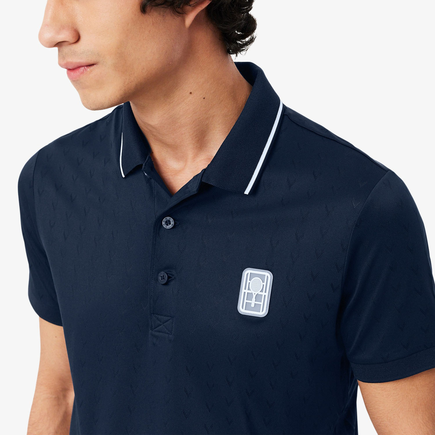 Lacoste Ultra Dry Heritage Polo - Bleu Marine