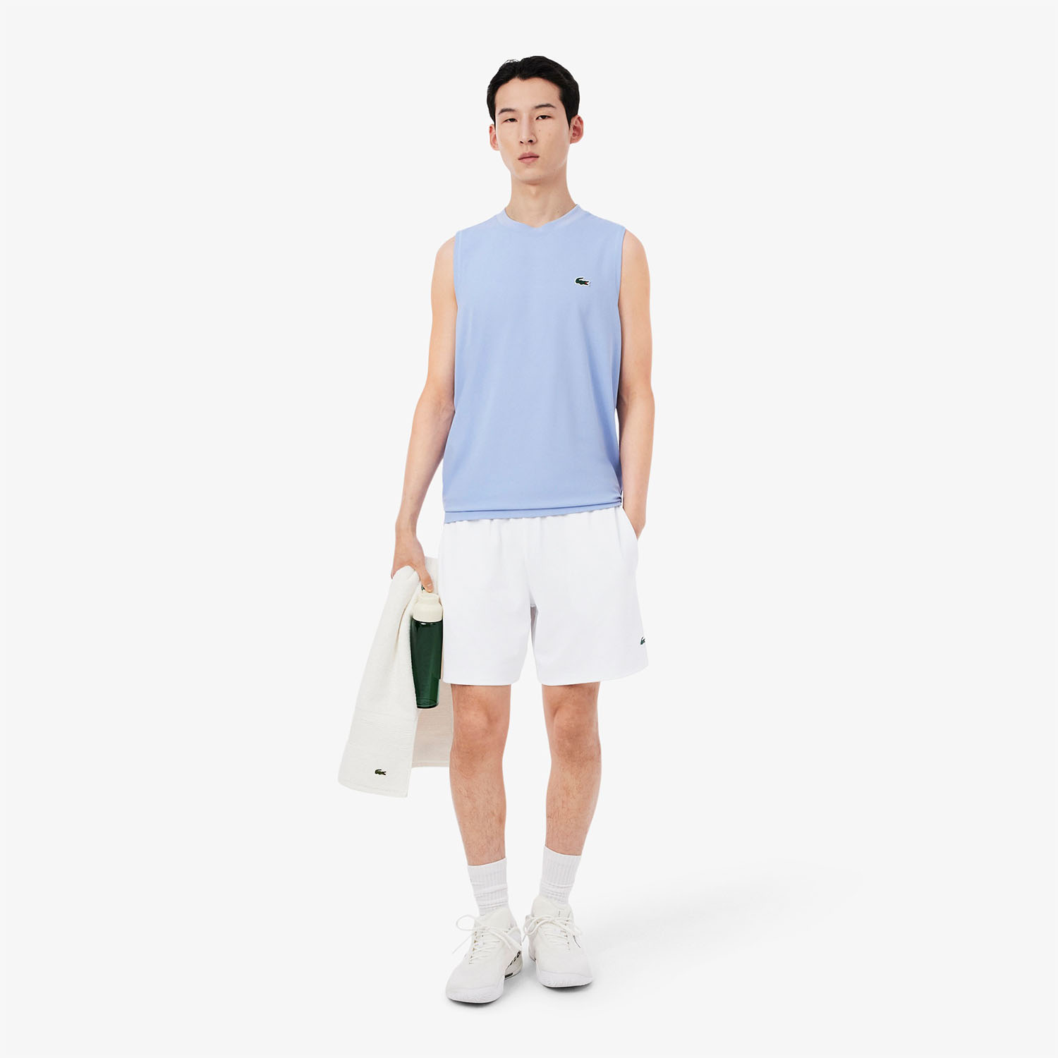 Lacoste Ultra Dry 7in Pantaloncini - Blanc