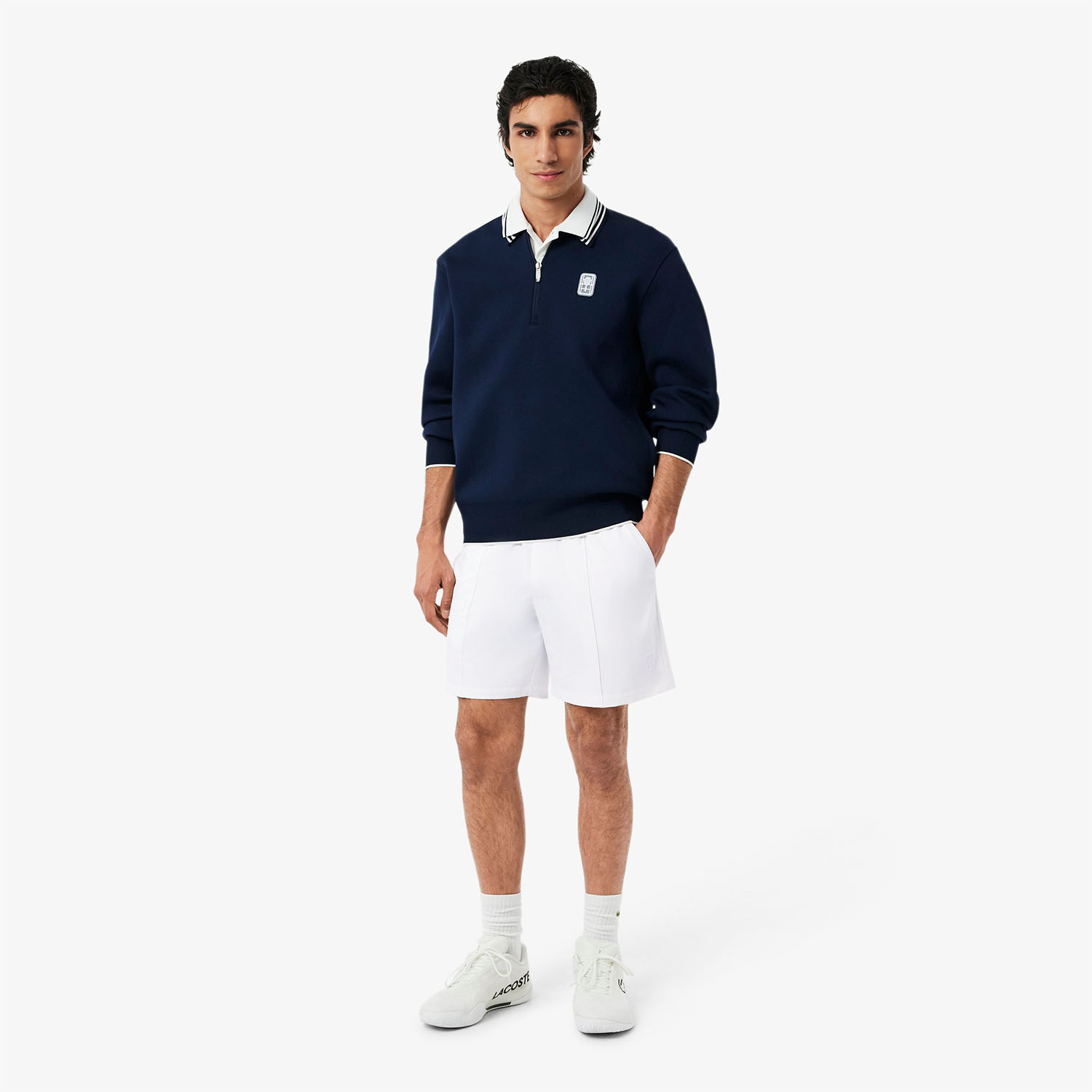Lacoste Ultra Dry Heritage 6in Pantaloncini - Blanc