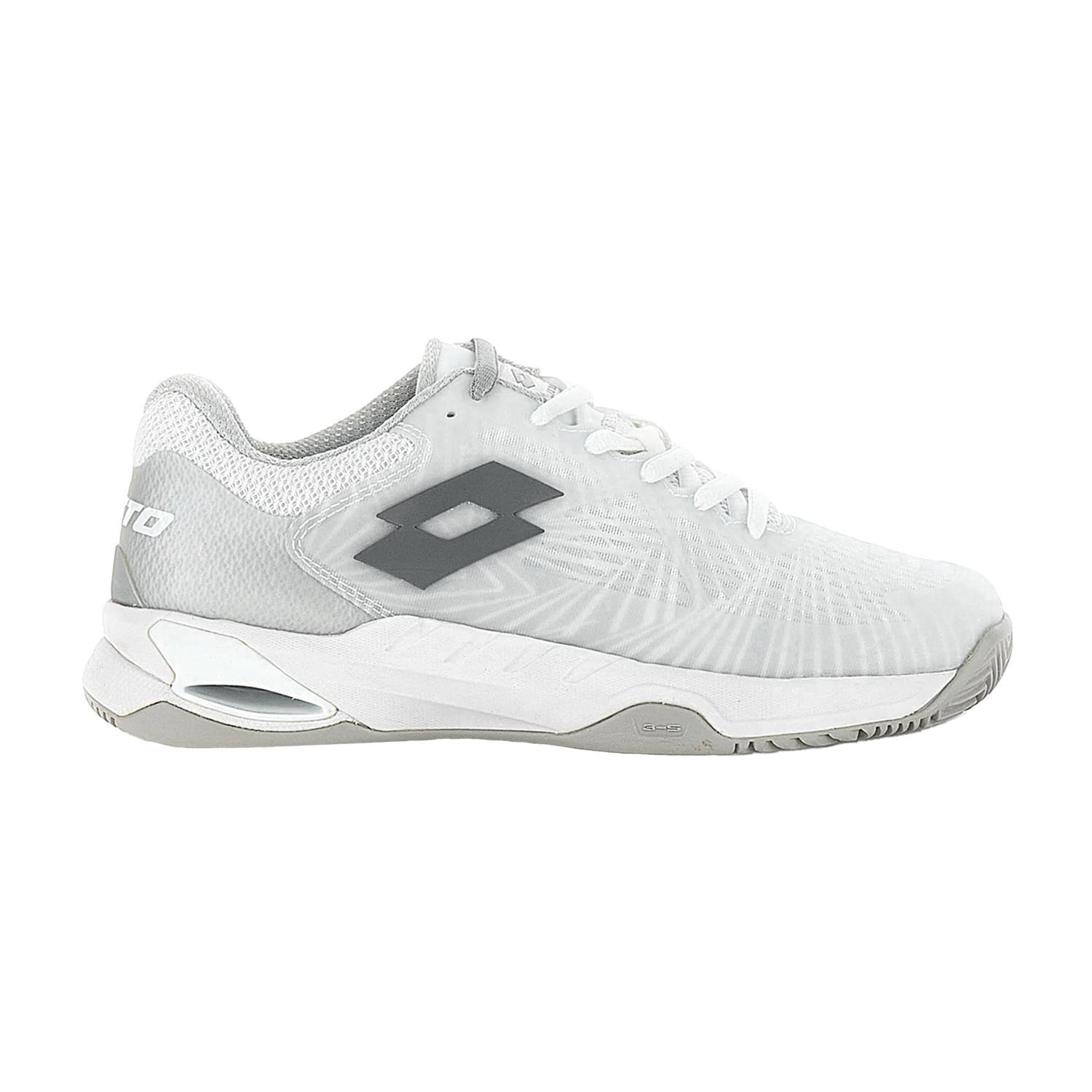 Lotto Mirage 100 II Clay - All White/Cool Gray