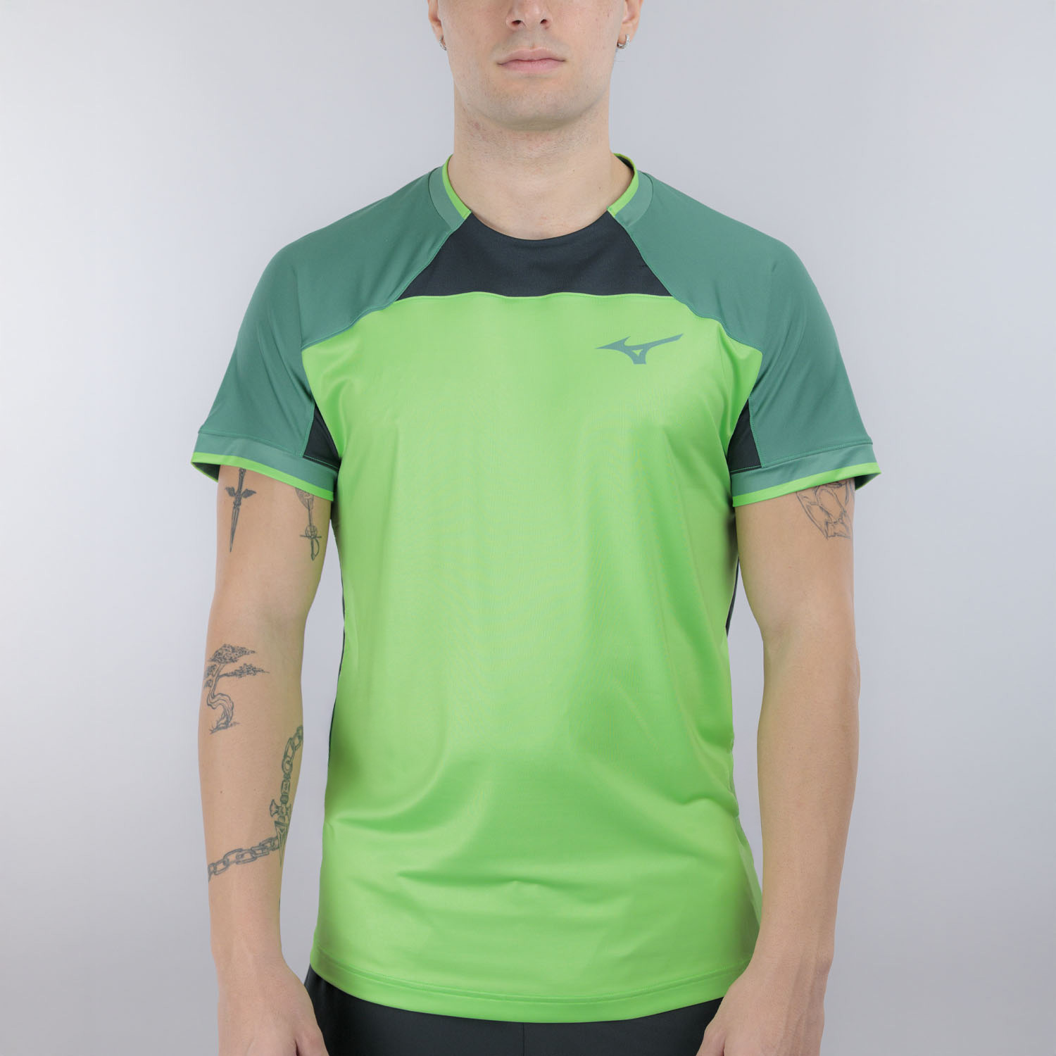 Mizuno Stargazer Shadow Graphic T-Shirt - Glowing Apple