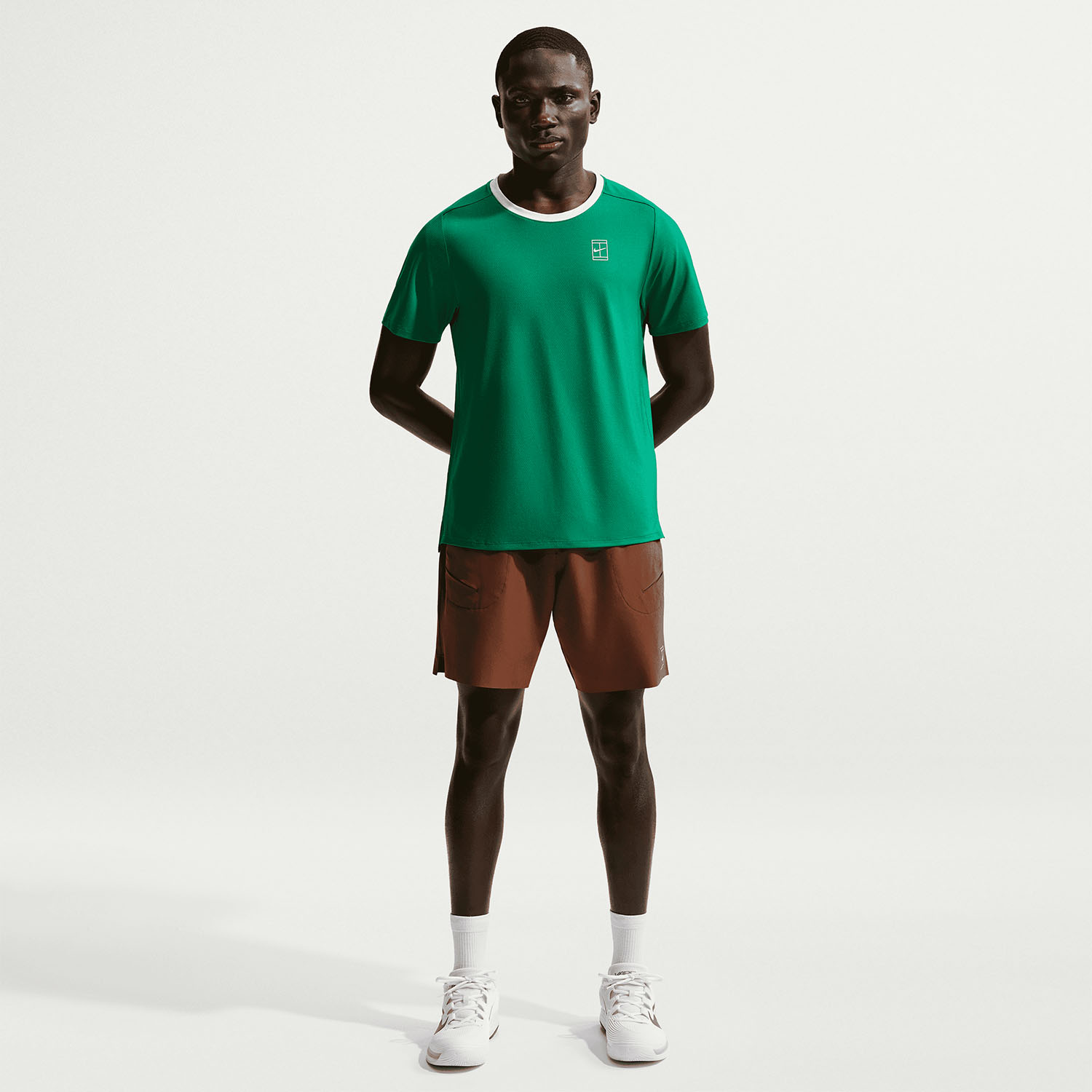 Nike Court Advantage Dri-FIT Maglietta - Malachite/White