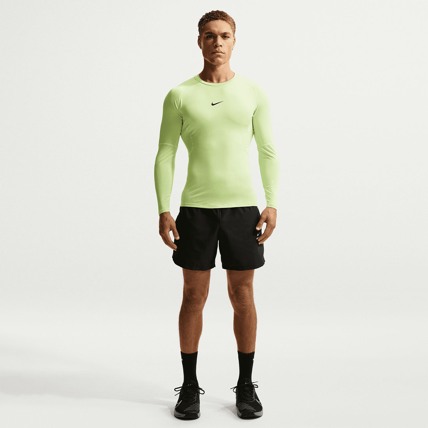 Nike Dri-FIT Pro Camisa - Light Liquid Lime/Black