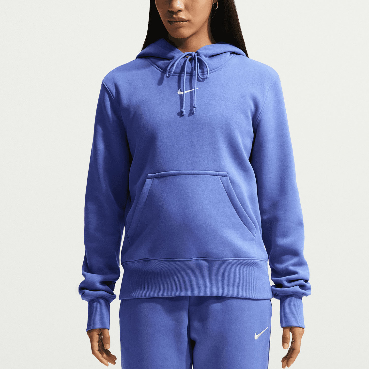 Nike Phoenix Hoodie - Light Medium Blue/Sail