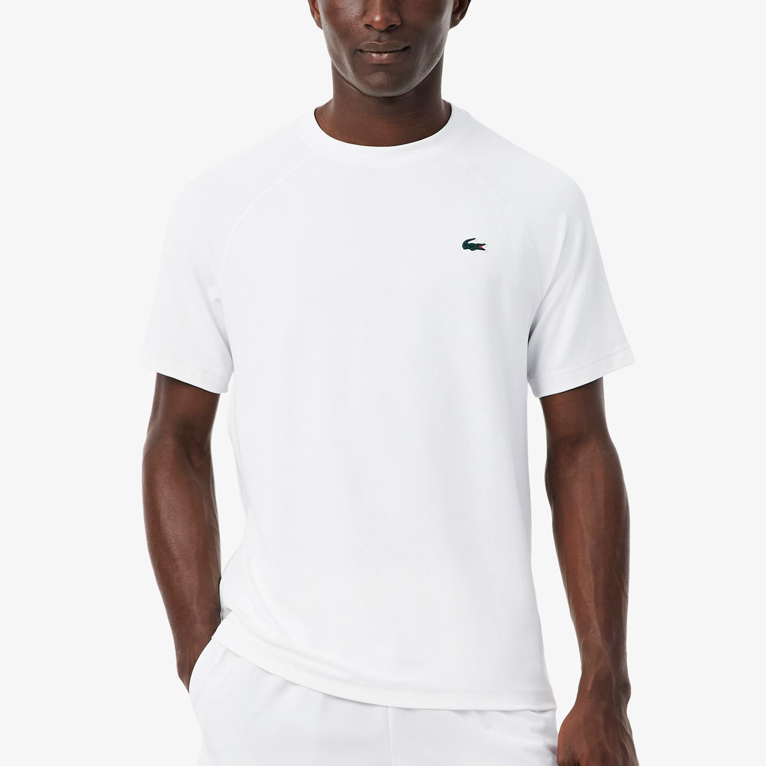 Lacoste Ultra Dry Stretch Camiseta - Blanc