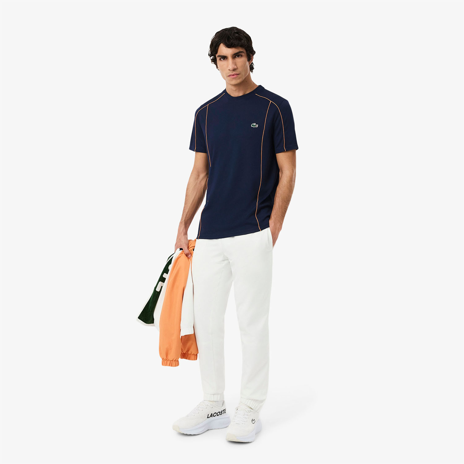 Lacoste Ultra Dry Pique Maglietta - Bleu Marine