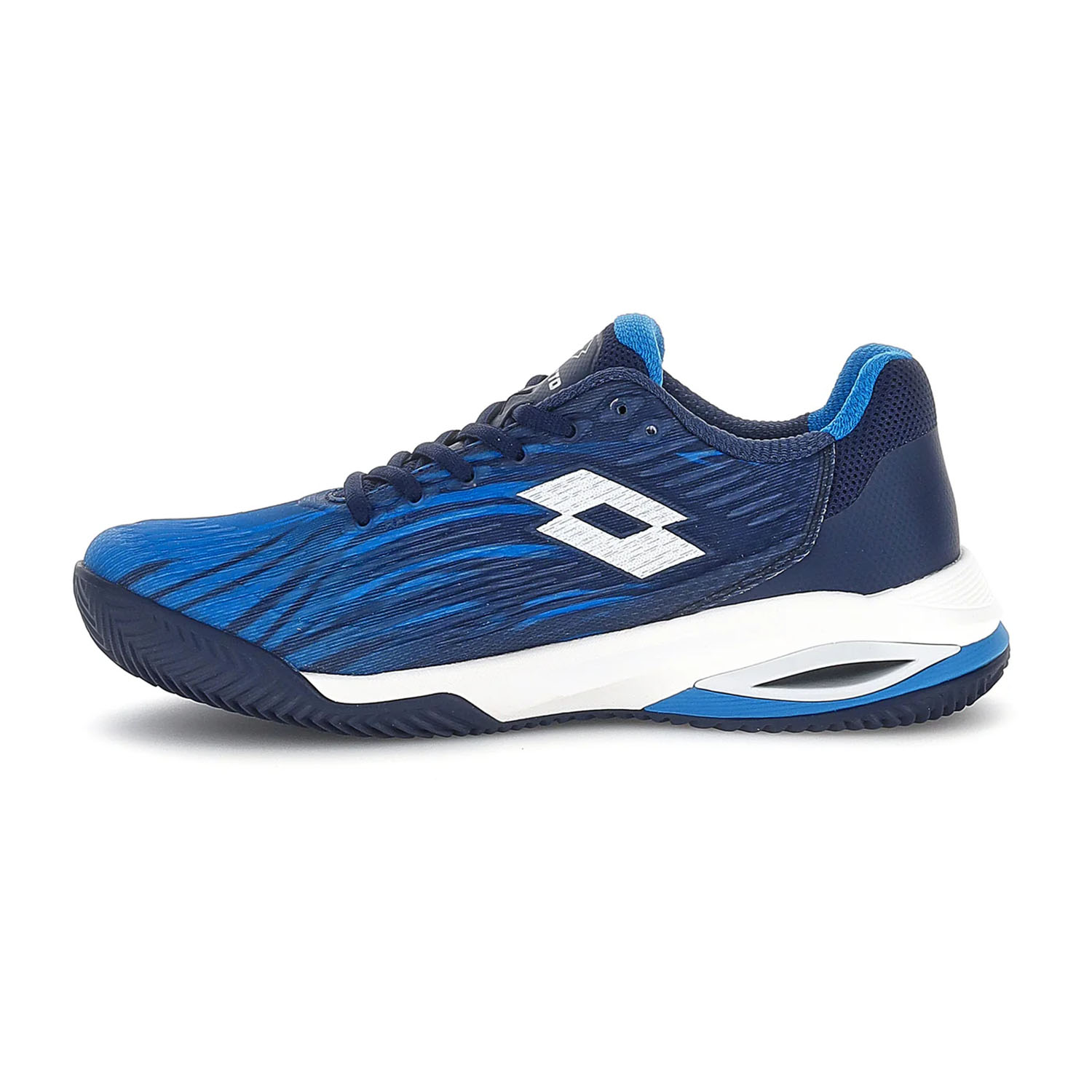 Lotto Mirage 200 II PRT Clay - Navy Blue/All White/Dodgers Blue
