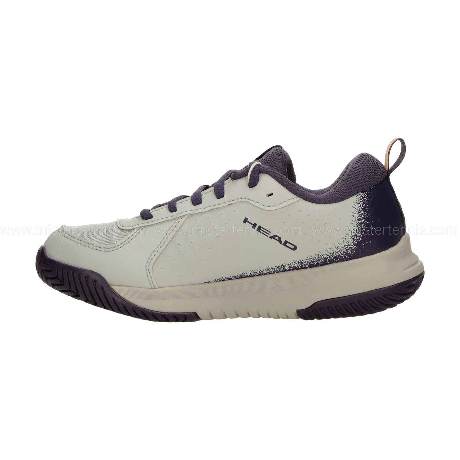 HEAD Sprint Court 4.0 Niños - Light Grey/Purple Night