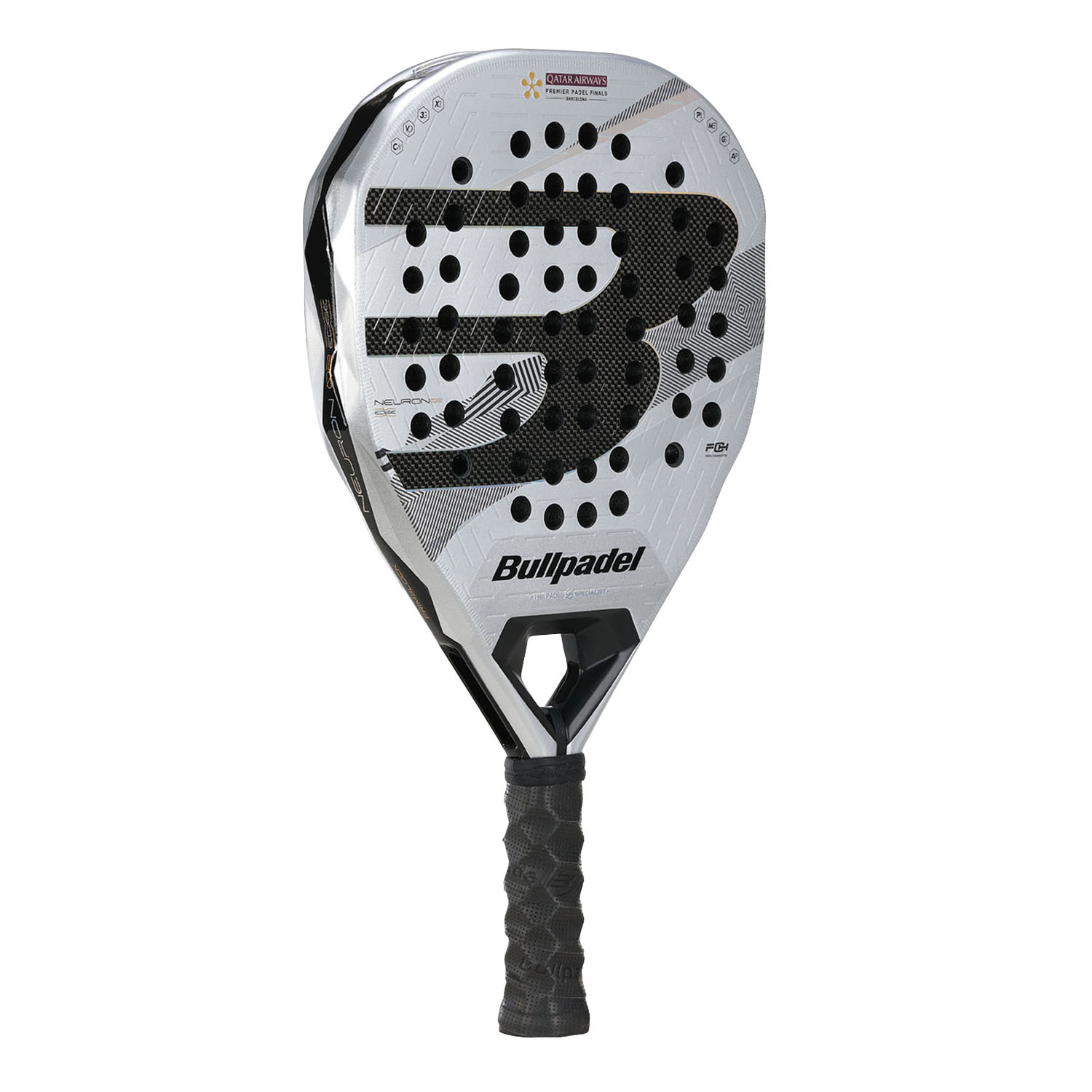 Bullpadel Neuron 02 Edge Tour Finals 2025 Padel - Silver/Black