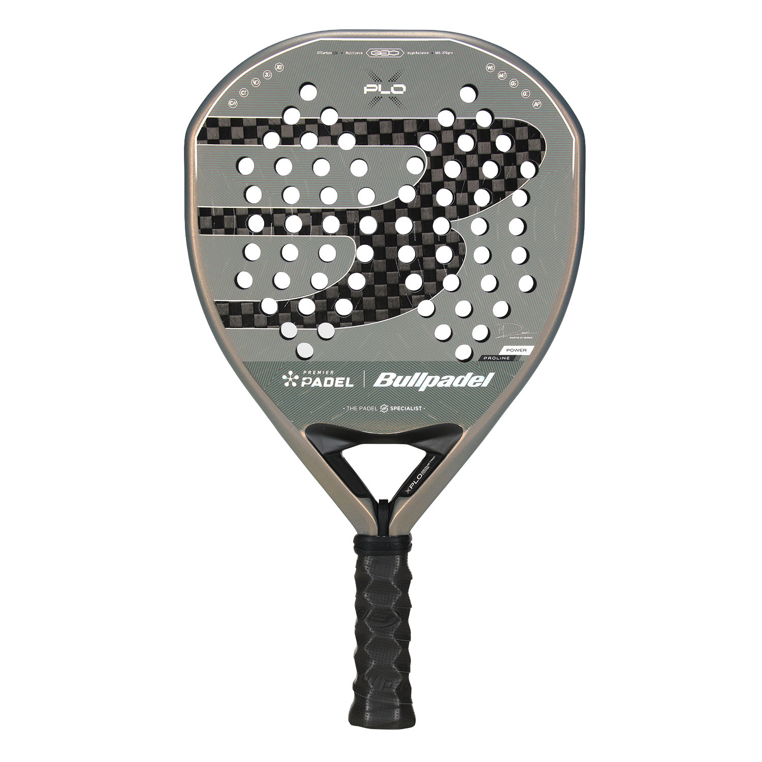 Bullpadel XPLO Premier Padel - Grey/Black