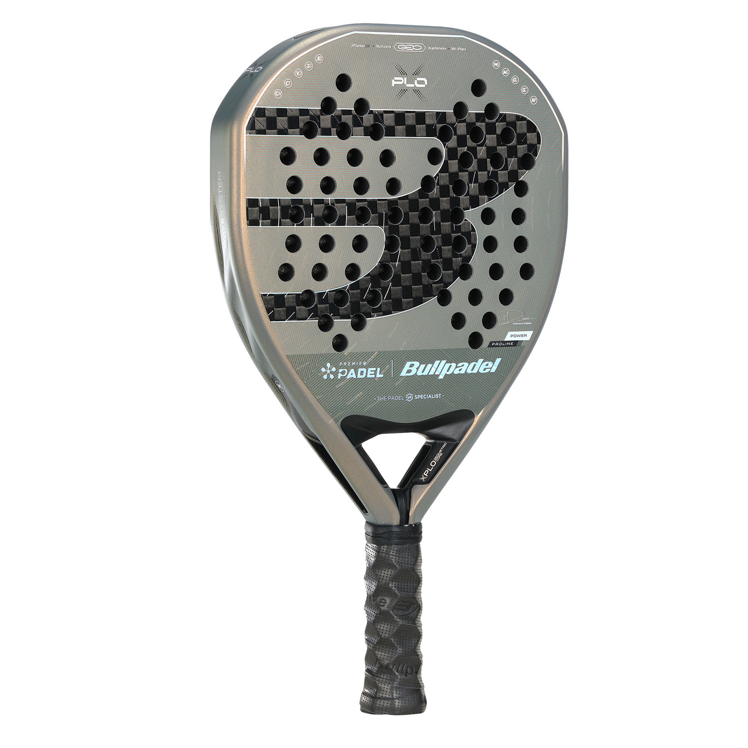 Bullpadel XPLO Premier Padel - Grey/Black