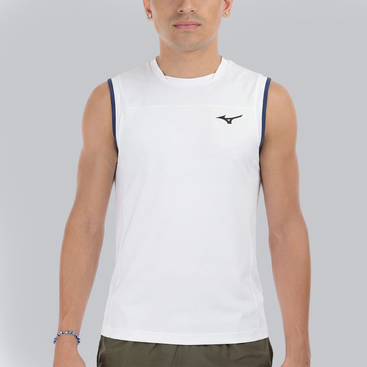 Mizuno Stargazer Shadow Tank - White