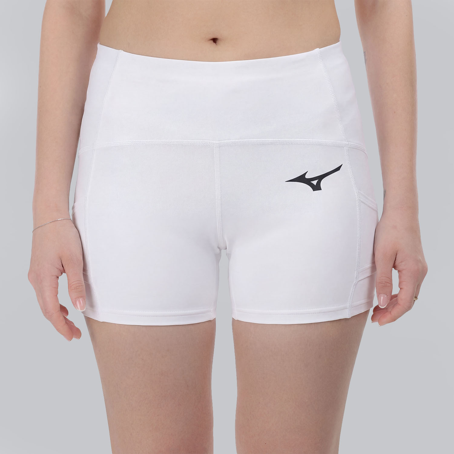 Mizuno Flex 4in Shorts - White