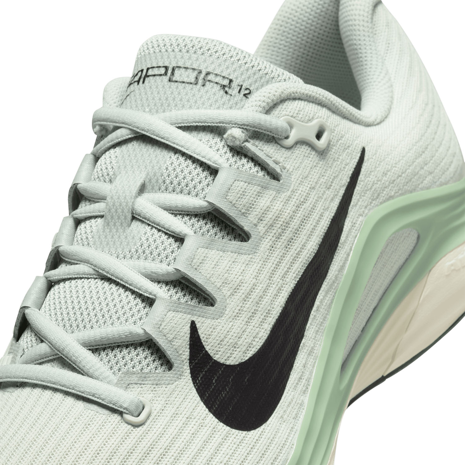 Nike Vapor 12 Clay - Light Silver/Black/Steam/White