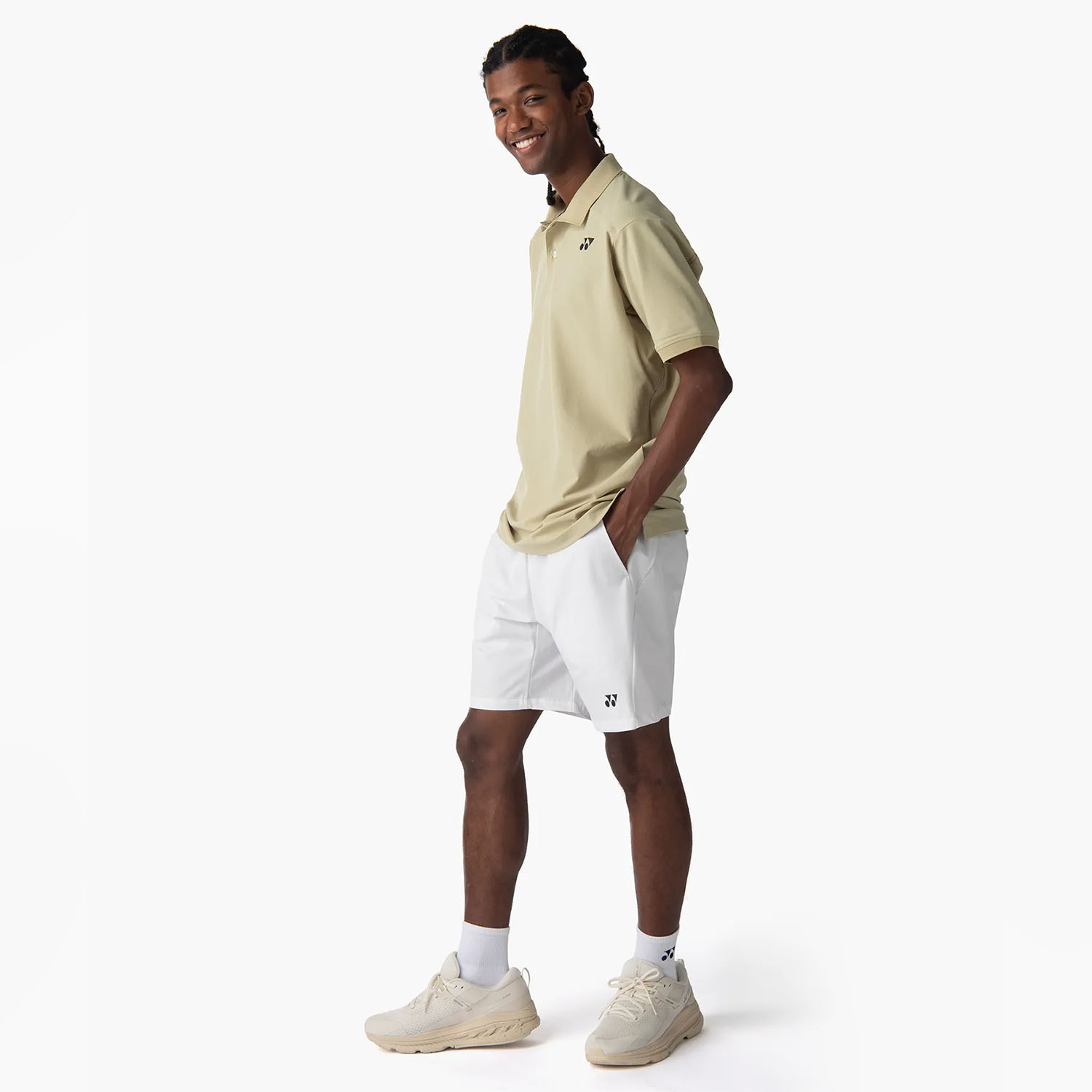 Yonex Practice Pro Polo - Khaki Beige
