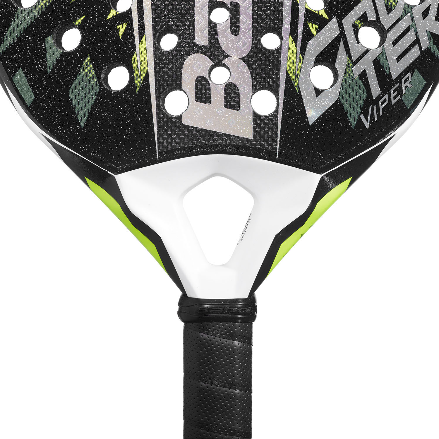 Babolat Counter Viper 2.6 Padel - Black/Silver/Fluor Yellow