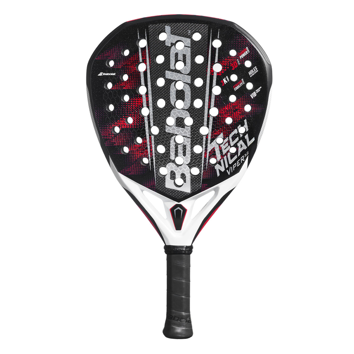 Babolat Technical Viper 3.0 Padel - Black/Red/Silver