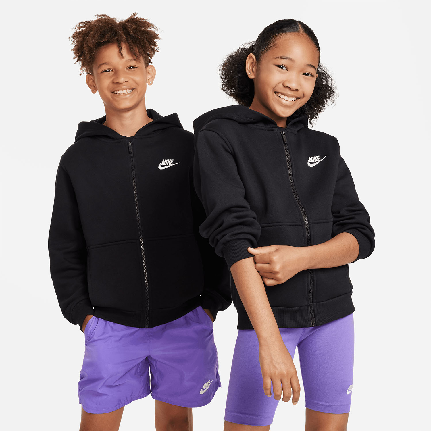 Nike Club Sudadera Niños - Black/White