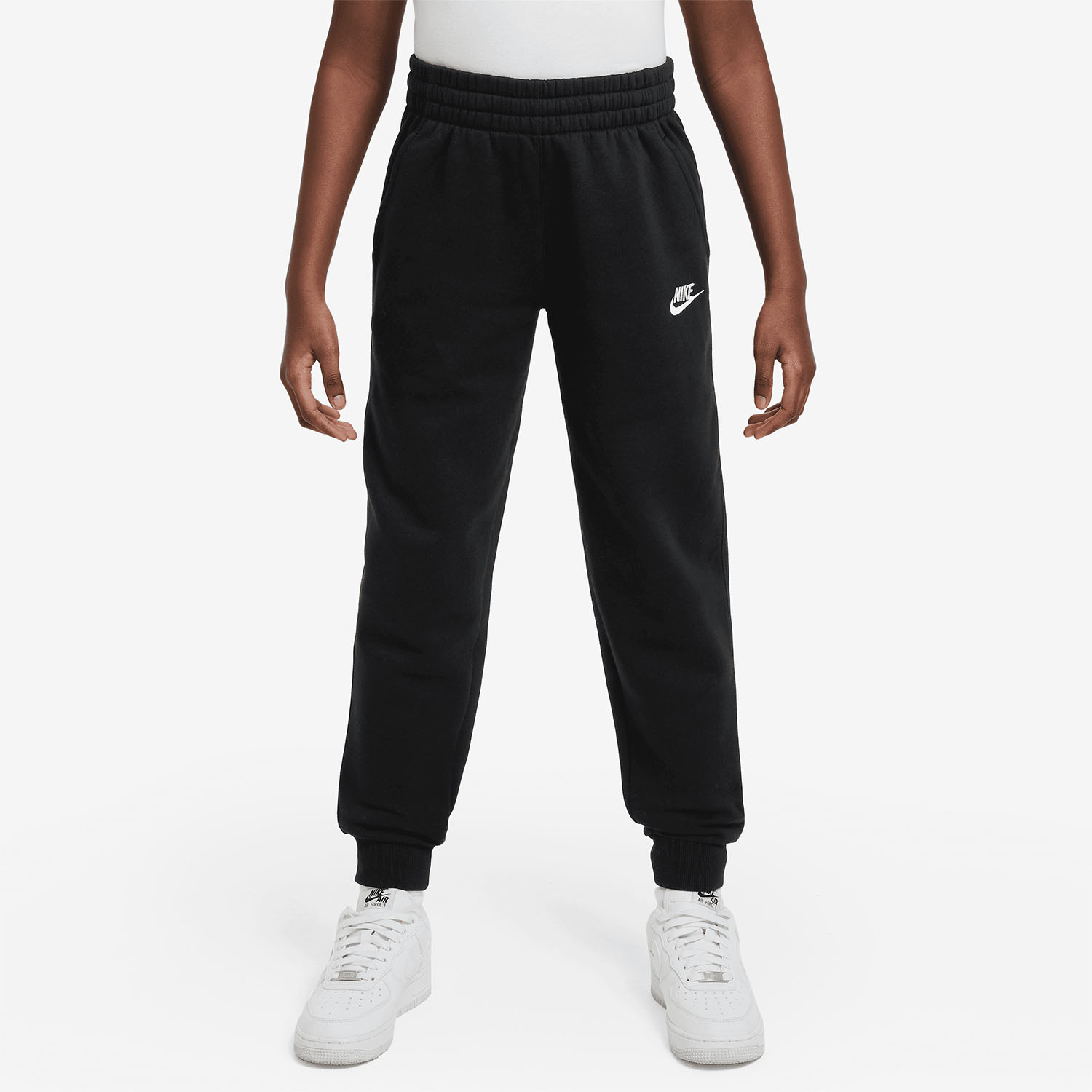 Nike Sportswear Club Pantalones Niños - Black/White