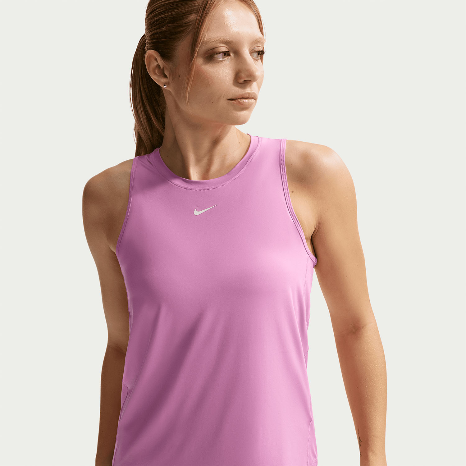 Nike One Classic Canotta - Light Magenta/White