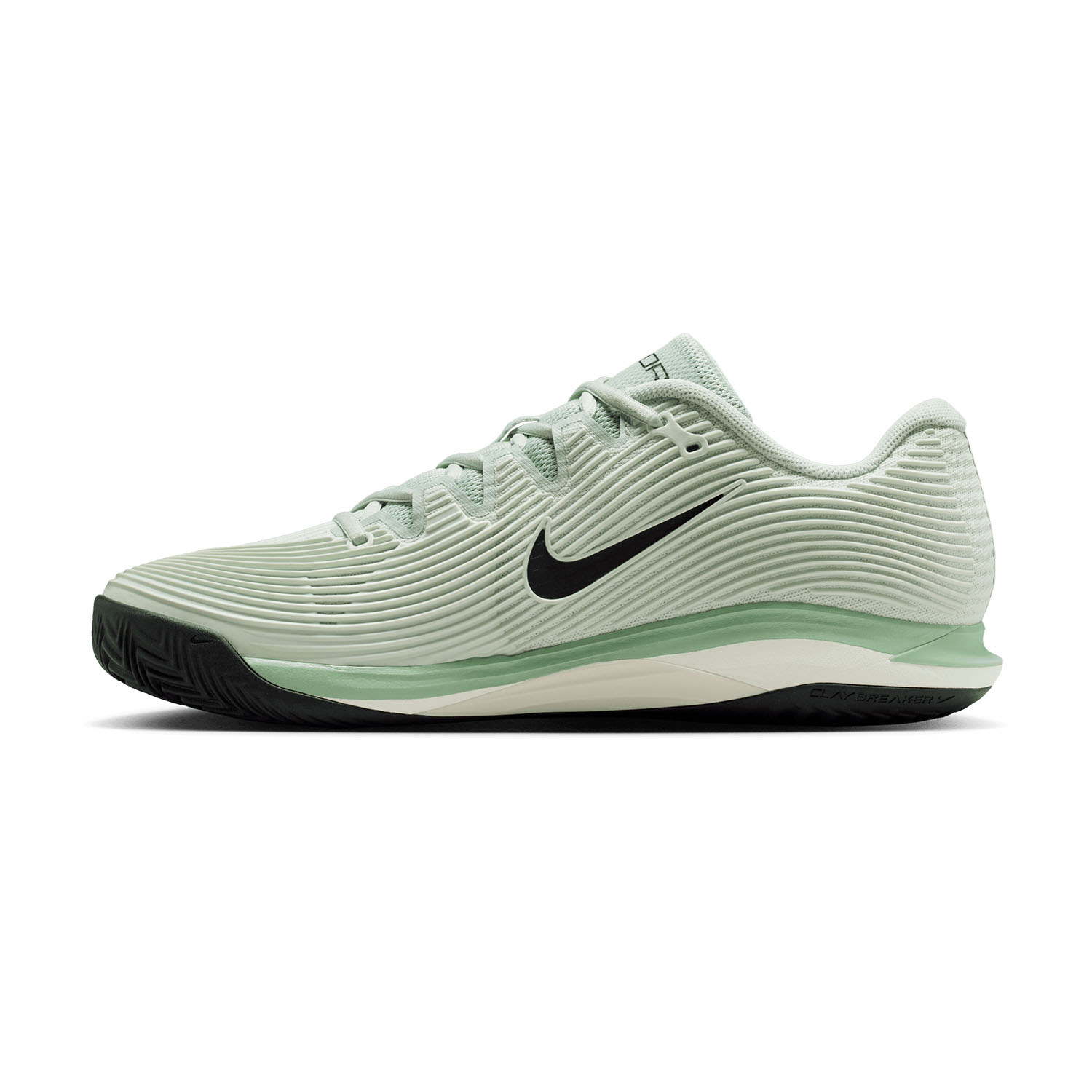 Nike Vapor 12 Clay - Light Silver/Black/Steam/White