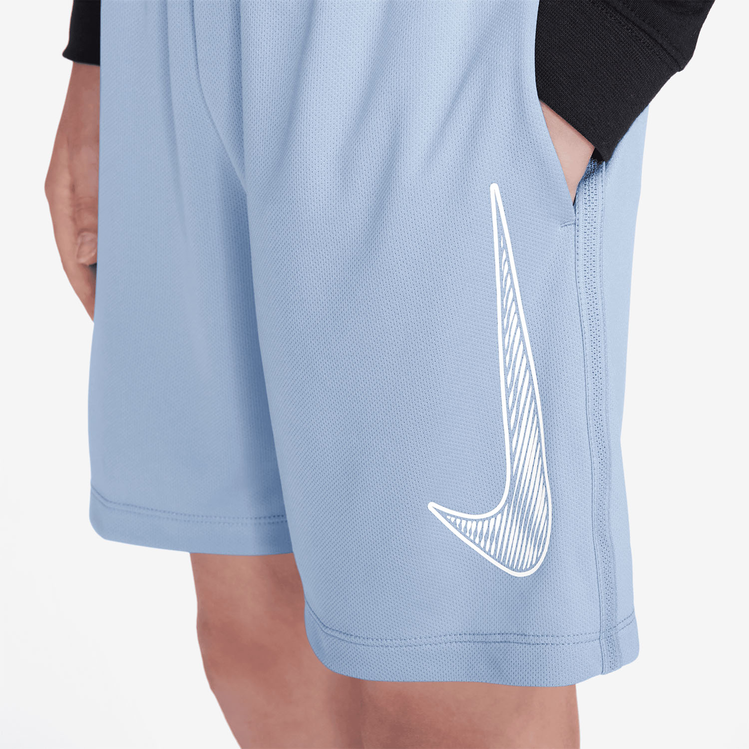 Nike Multi 5in Shorts Boy - Hydrogen Blue/White