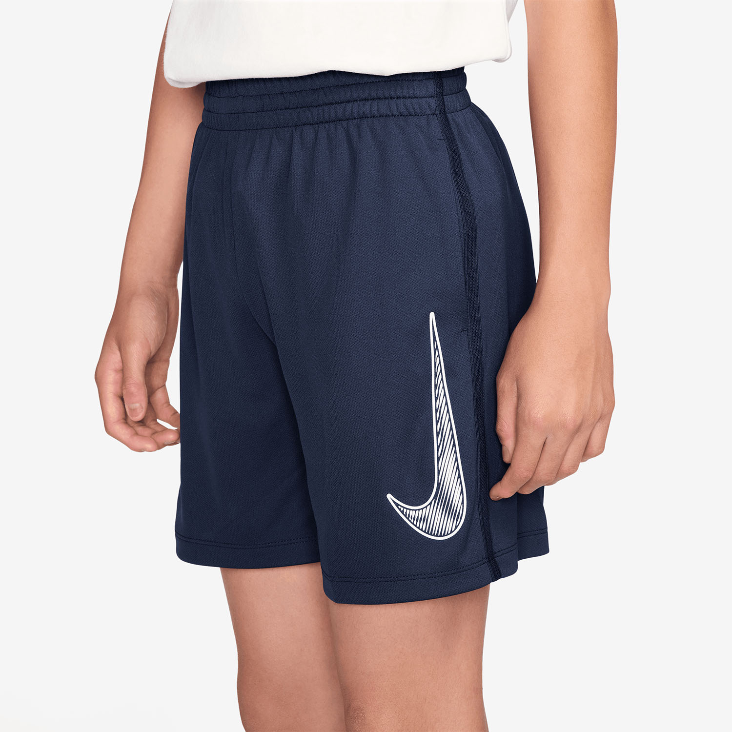 Nike Multi 5in Pantaloncini Bambino - Midnight Navy/White