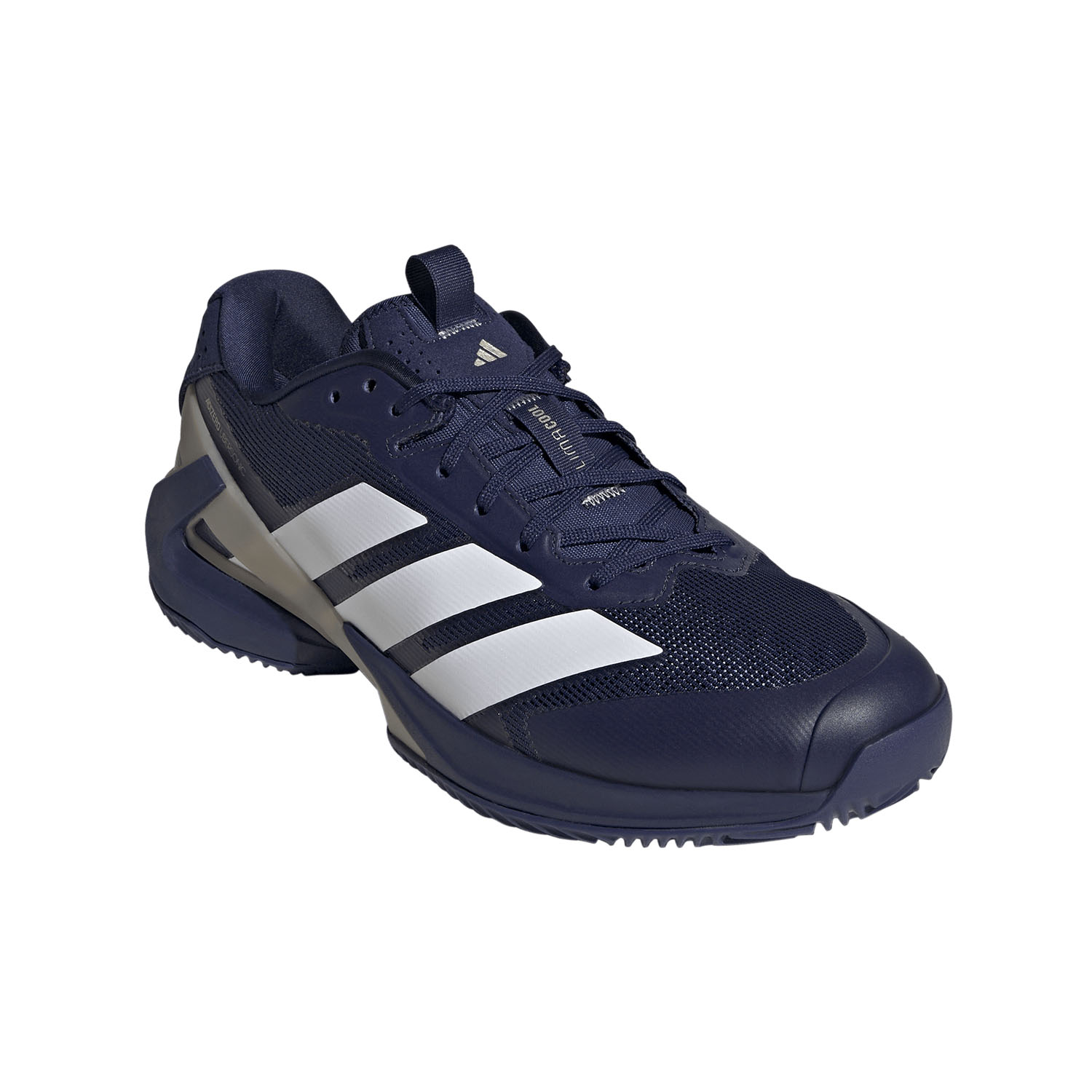 adidas ADIZERO Ubersonic 5 Clay - Dark Blue/FTWR White/Cyber Metallic