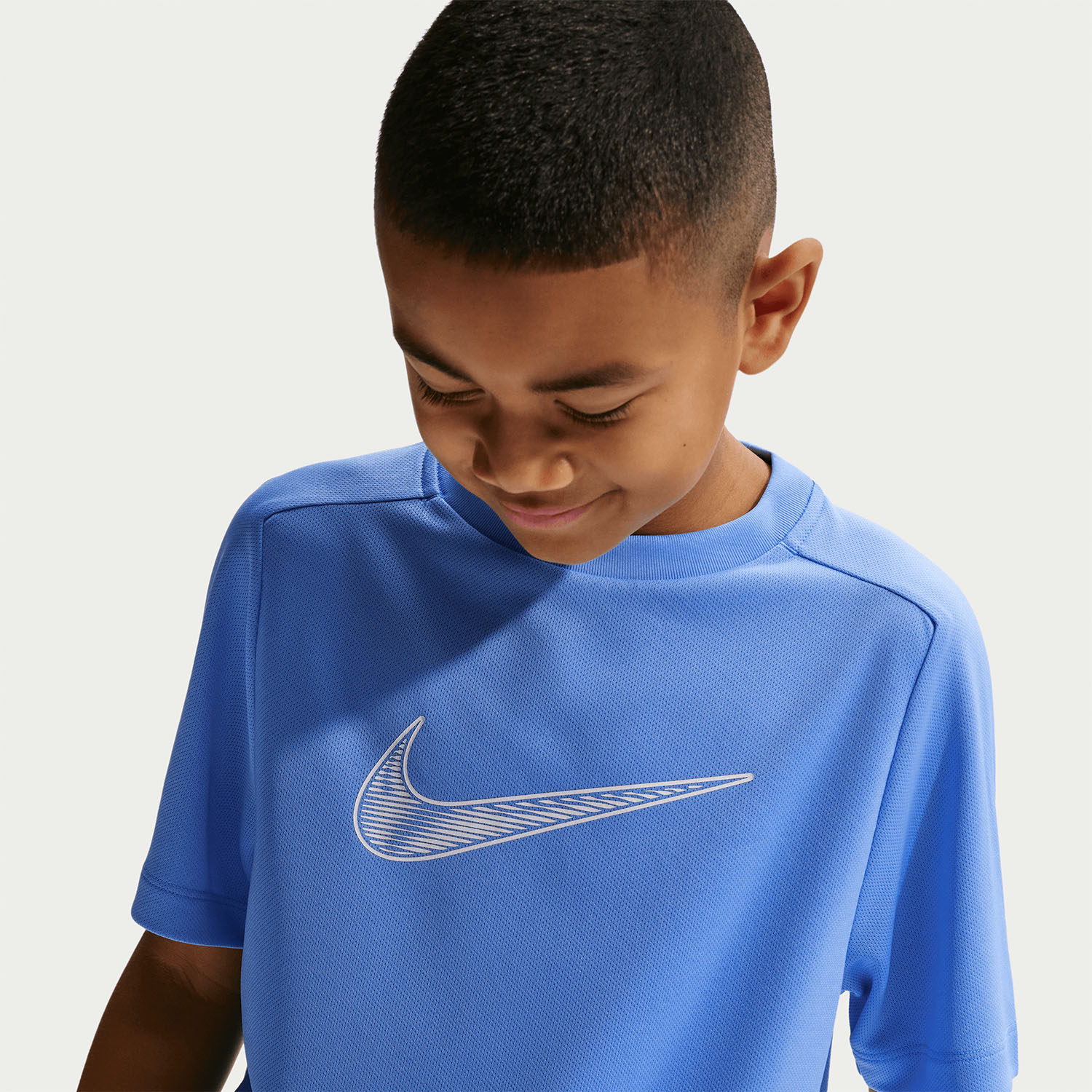 Nike Multi Swoosh Maglietta Bambino - University Blue/White