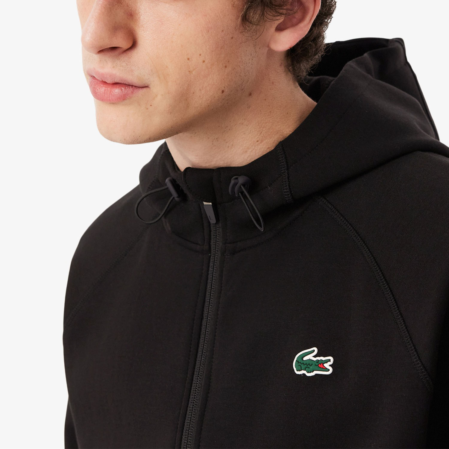 Lacoste Stretch Hoodie - Noir