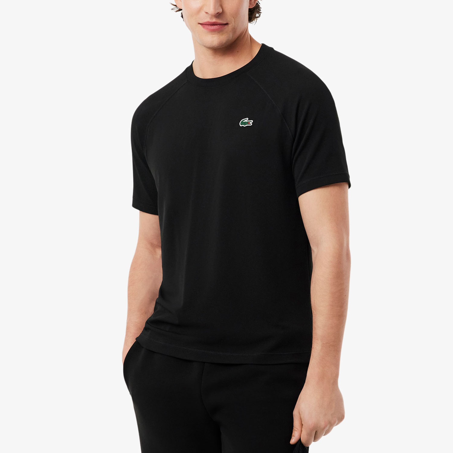 Lacoste Ultra Dry Stretch Camiseta - Noir