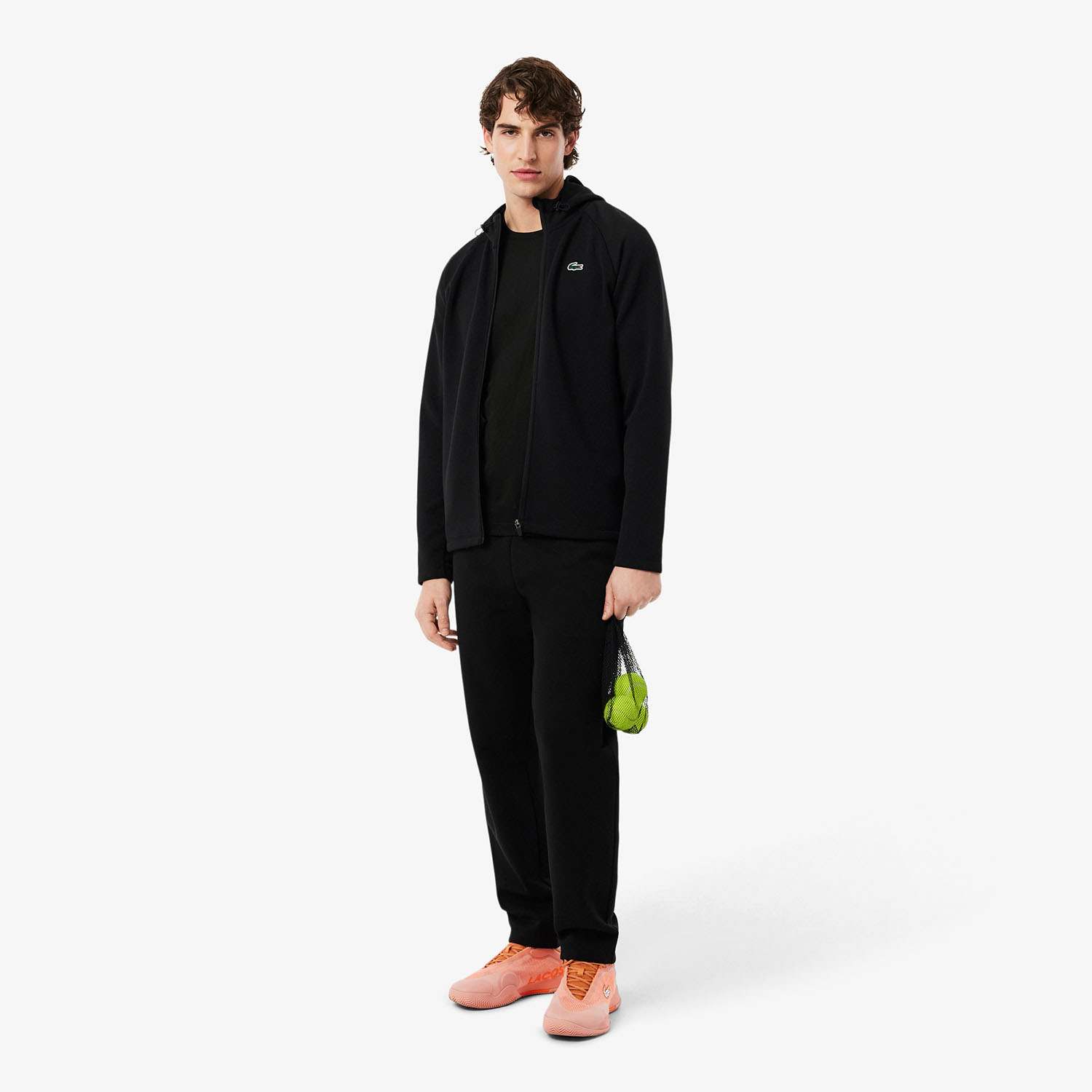 Lacoste Ultra Dry Stretch Camiseta - Noir