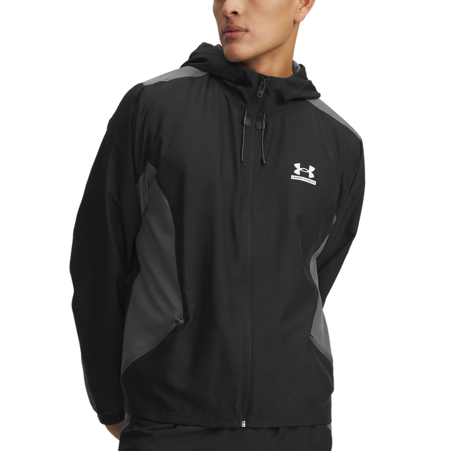 Under Armour Tech Sport Chaqueta - Black/Castlerock/White
