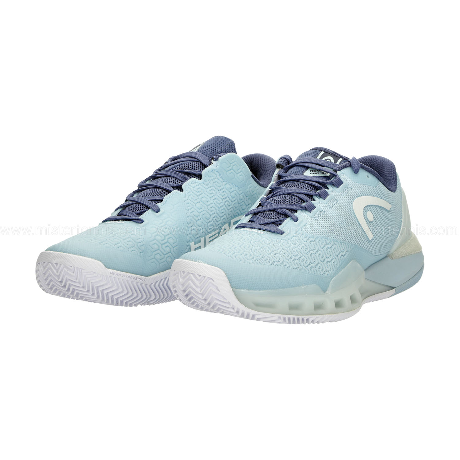 HEAD Revolt Pro 5.0 Clay - Light Blue/Dark Blue