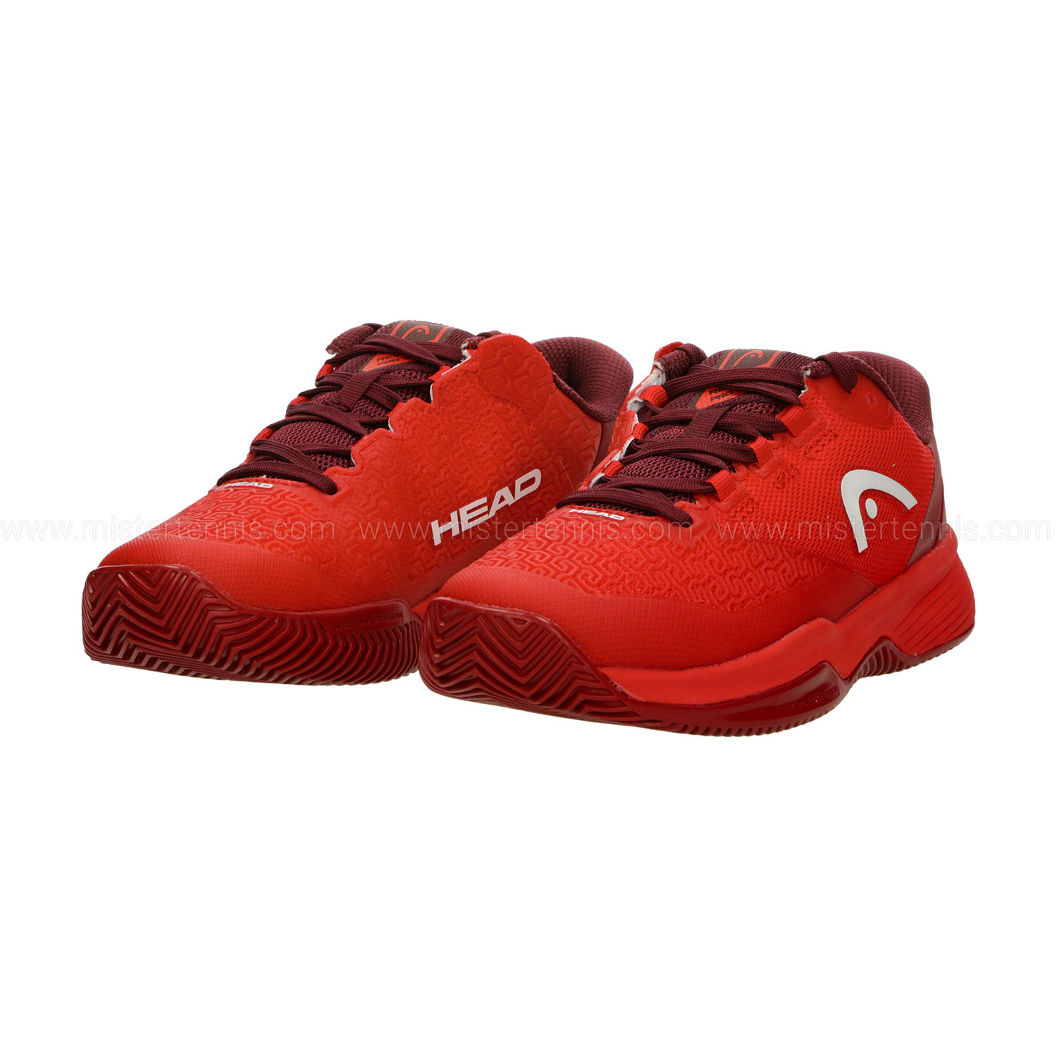 HEAD Revolt Pro 5.0 Clay Niños - Red/Dark Red