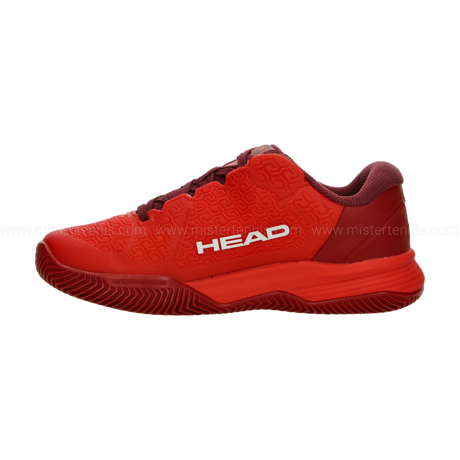 HEAD Revolt Pro 5.0 Clay Niños - Red/Dark Red