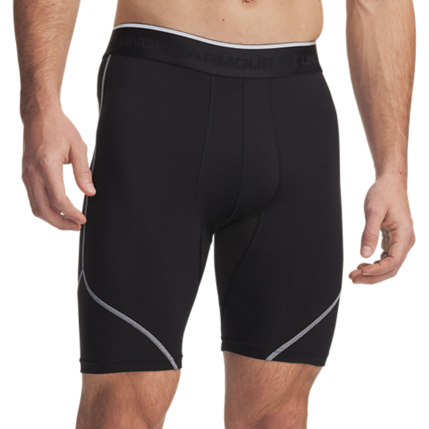 Under Armour HeatGear Elite Mallas Cortas - Ultimate Black/Reflective