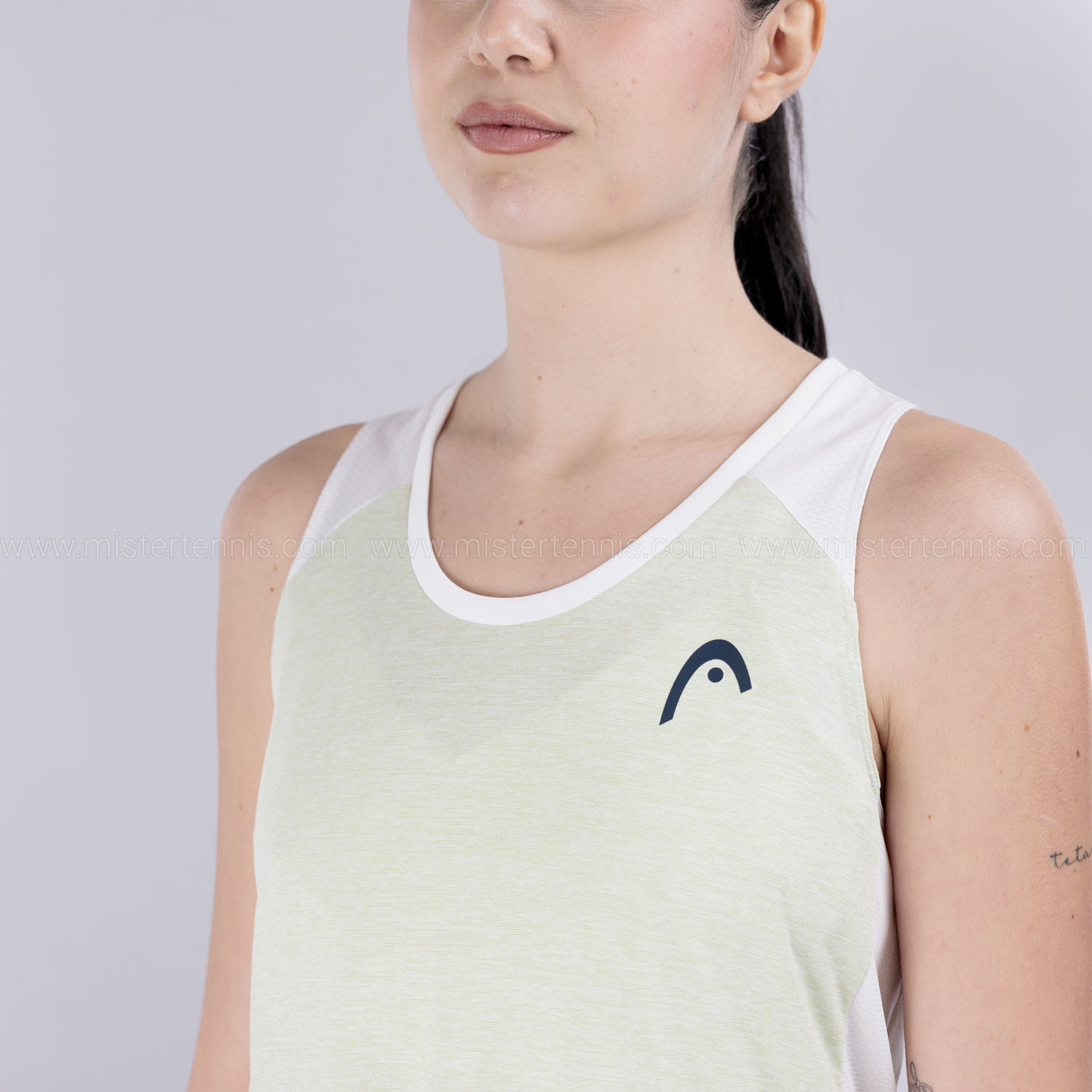 HEAD Play Tech Logo Vestito - Cantoloupe Green