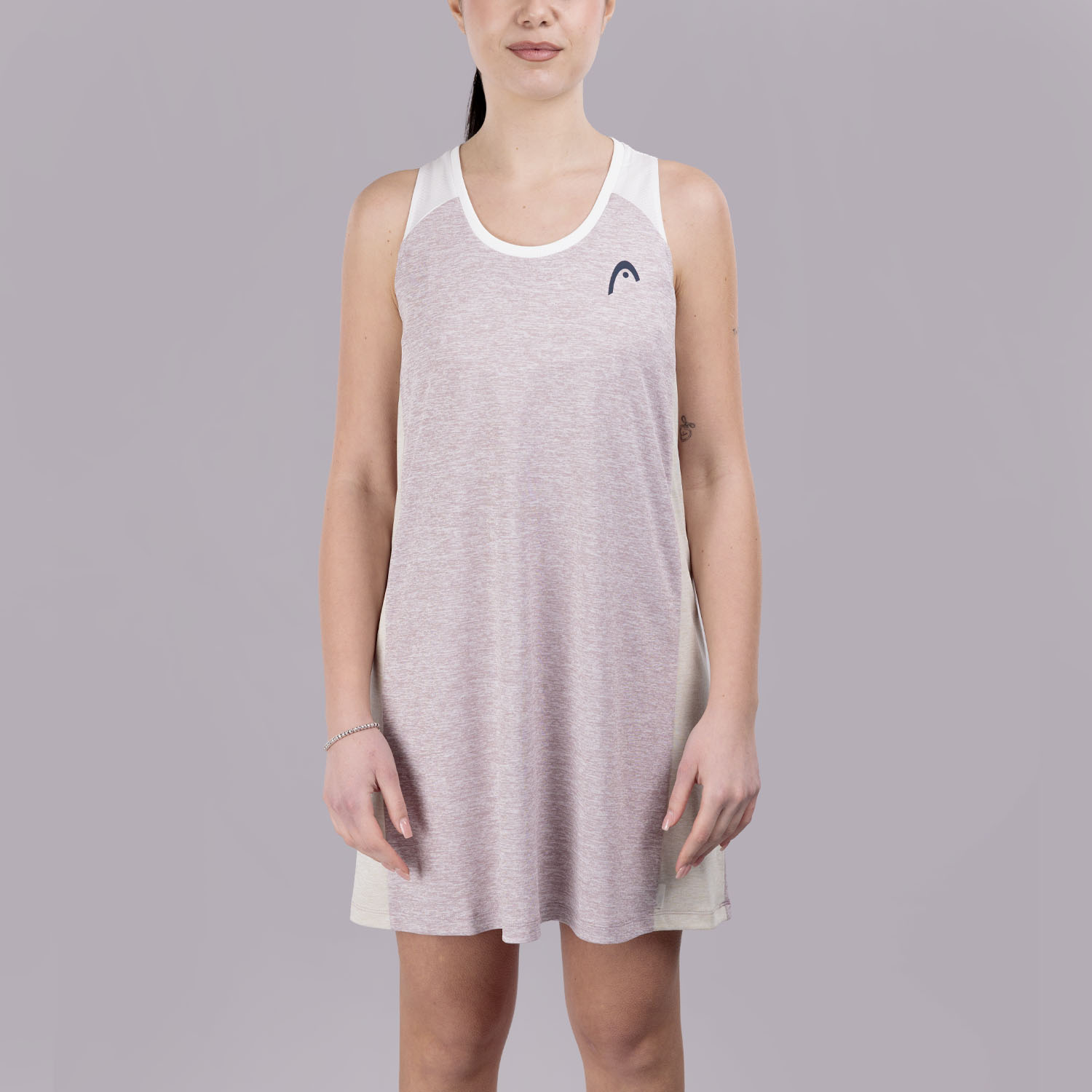 HEAD Play Tech Logo Vestito - Dirty Lilac