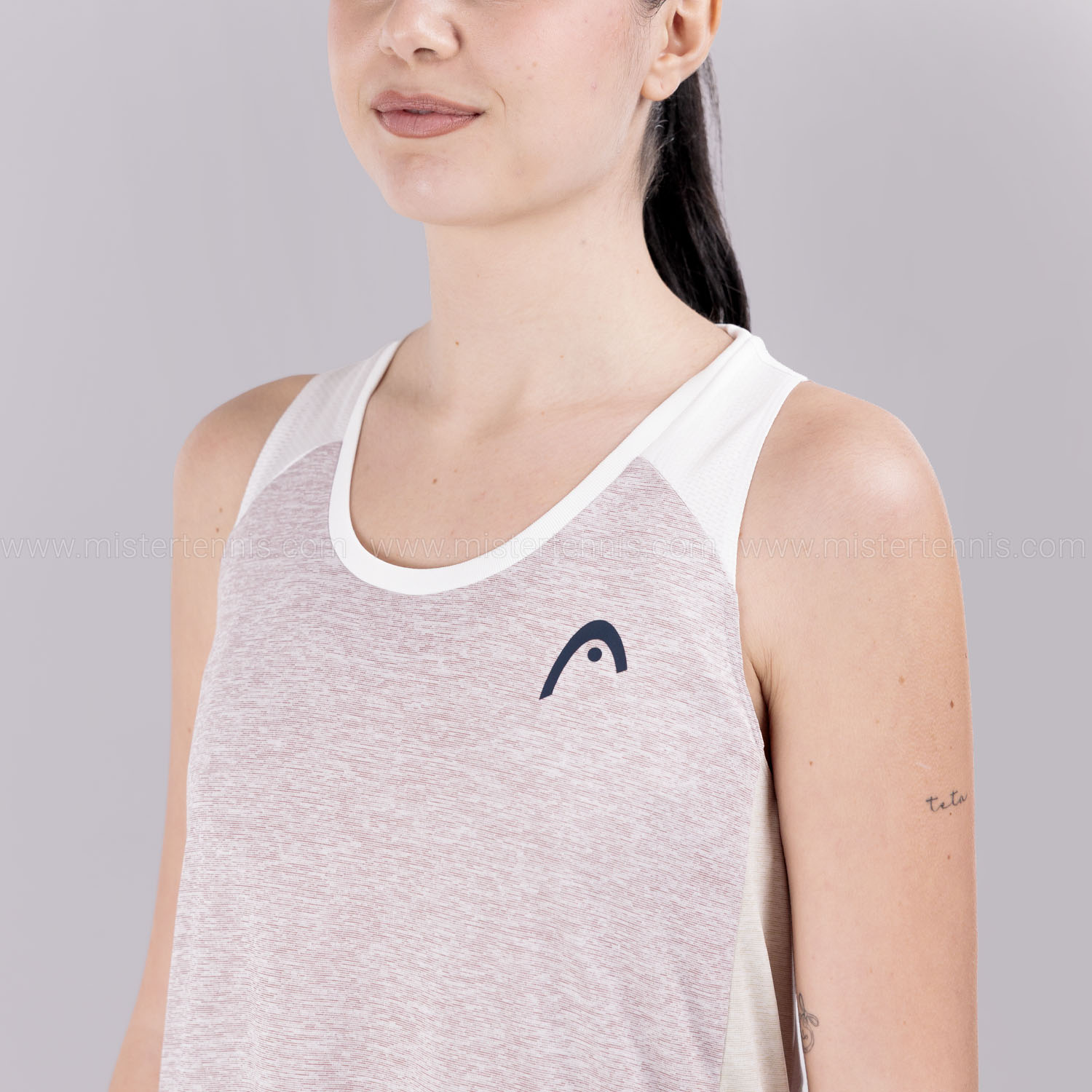 HEAD Play Tech Logo Vestito - Dirty Lilac