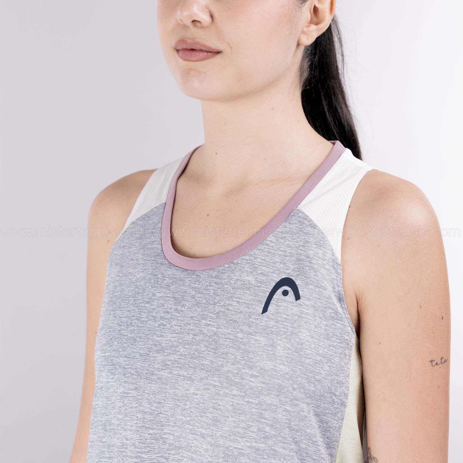 HEAD Play Tech Logo Vestito - Slate