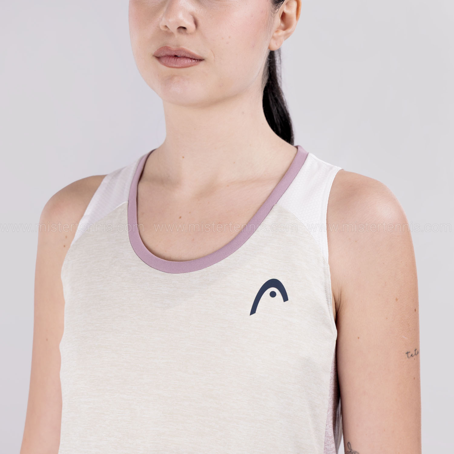 HEAD Play Tech Logo Vestito - White