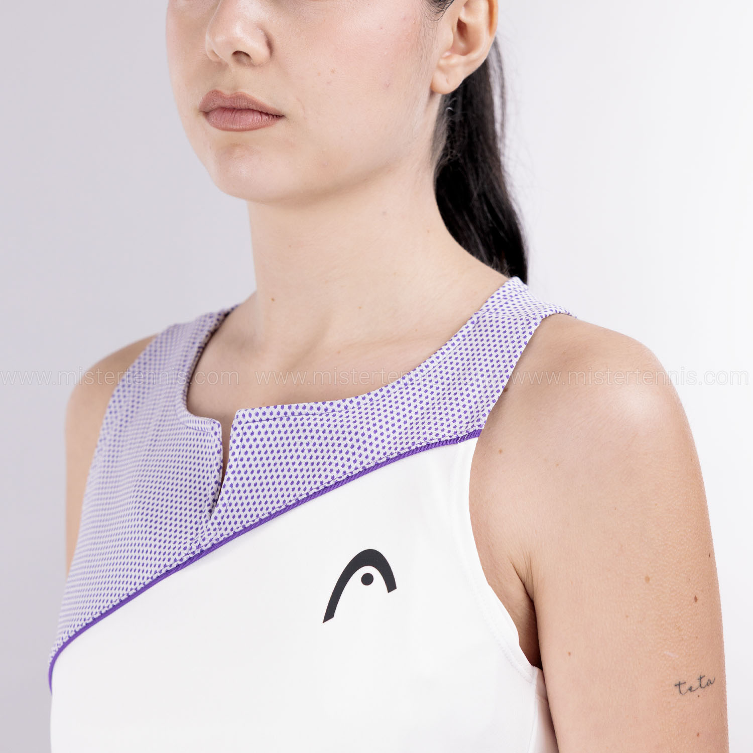 HEAD Spirit Performance Canotta - White/Purple