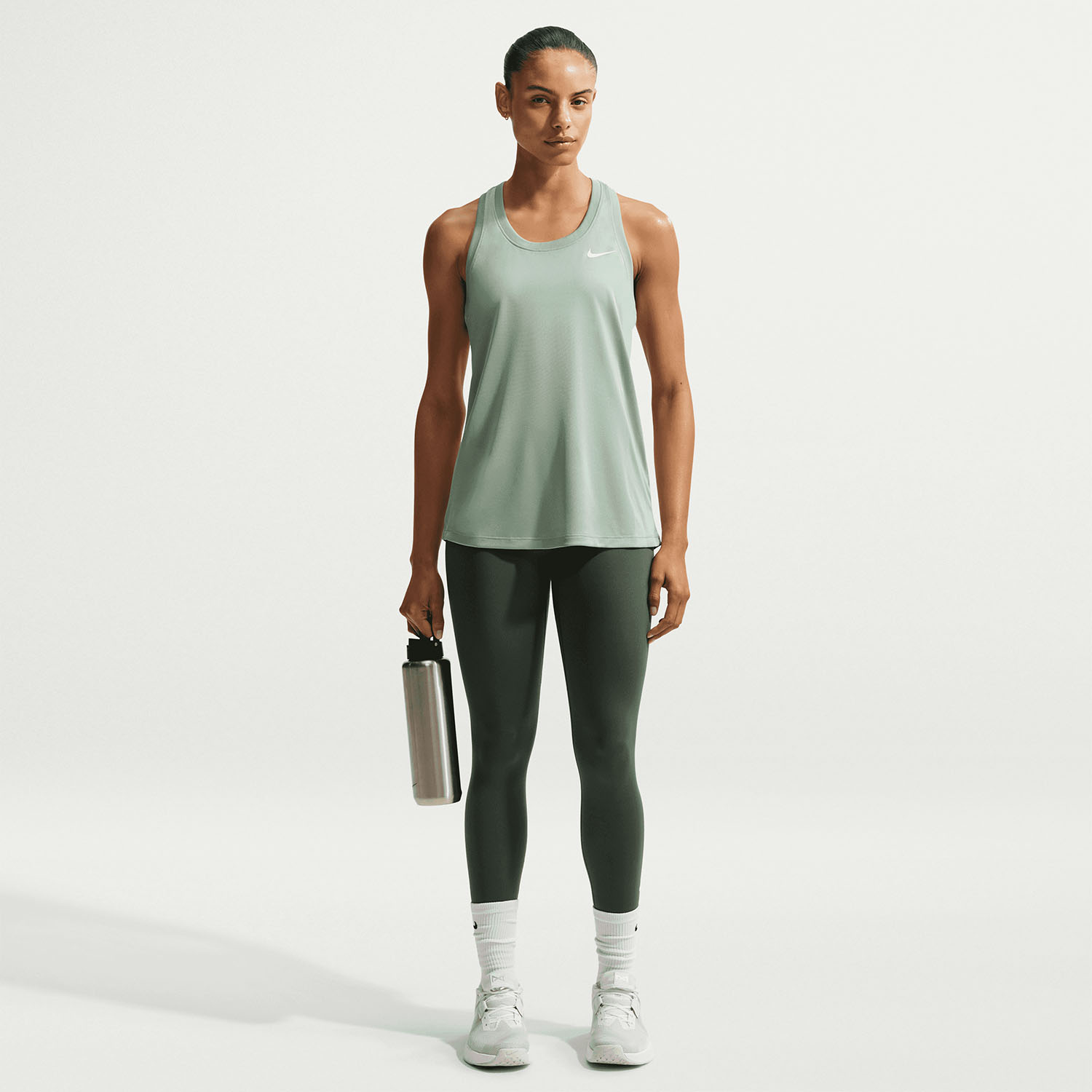 Nike Dri-FIT Canotta - Steam/White
