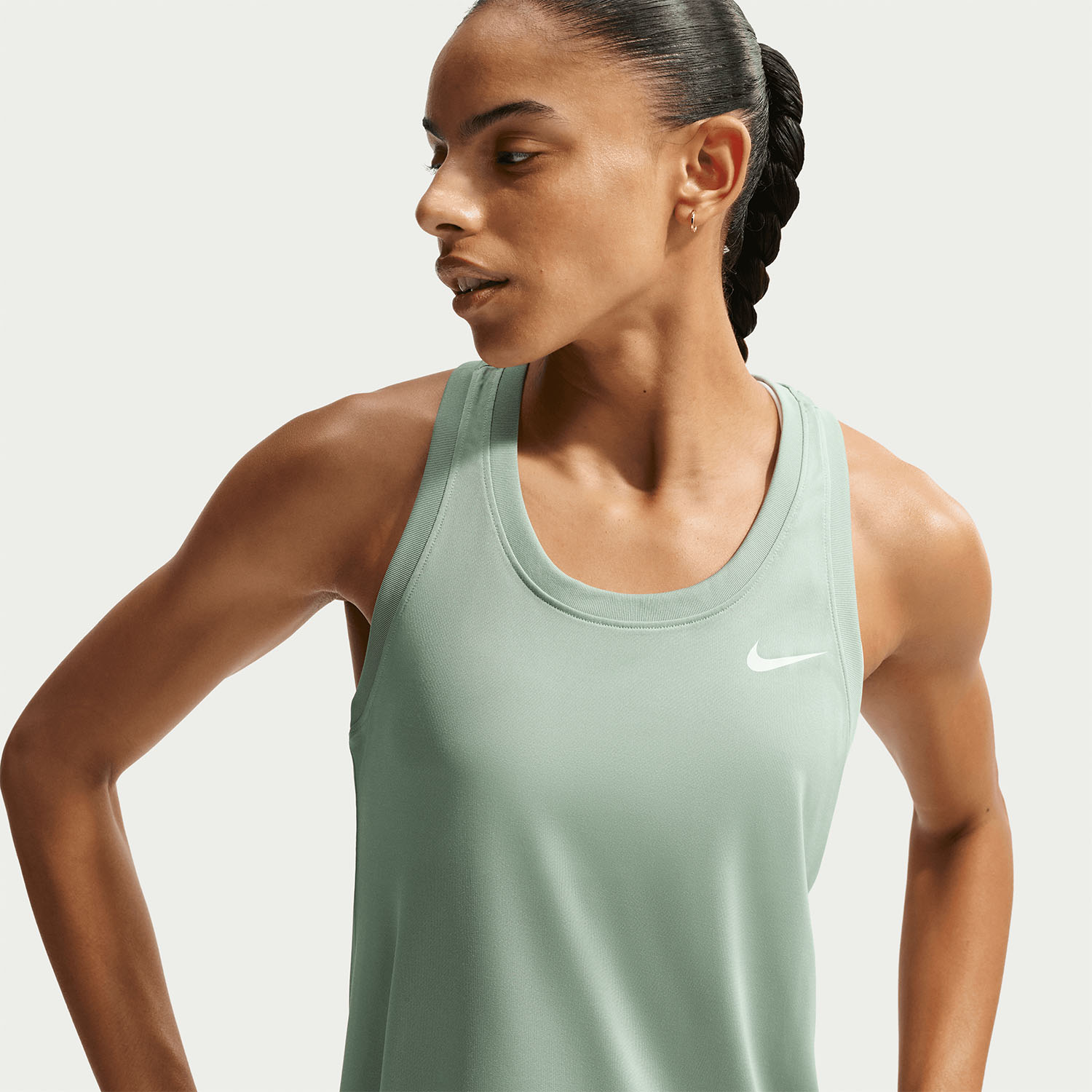 Nike Dri-FIT Canotta - Steam/White