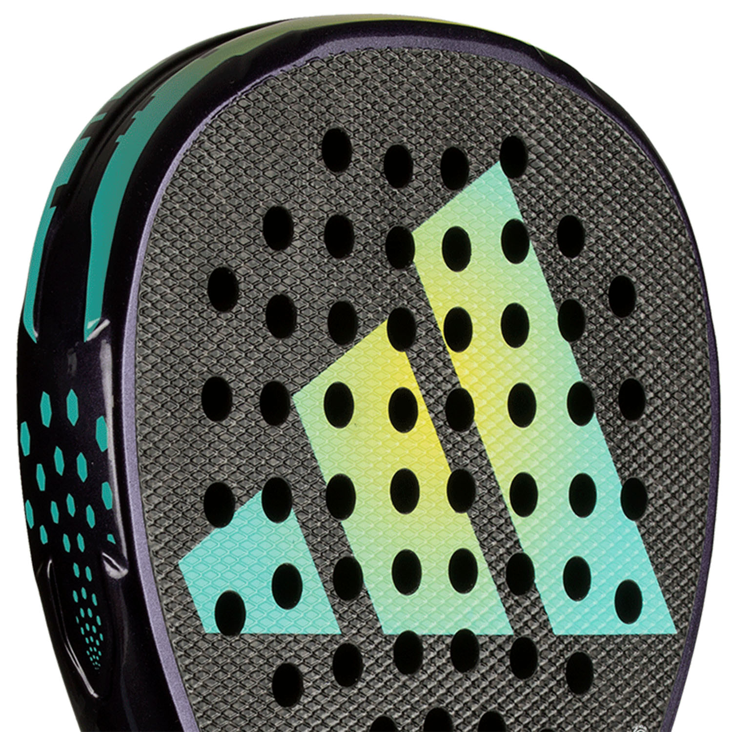 adidas Arrow Hit Hexagon Cup Padel - Black/Purple/Light Green