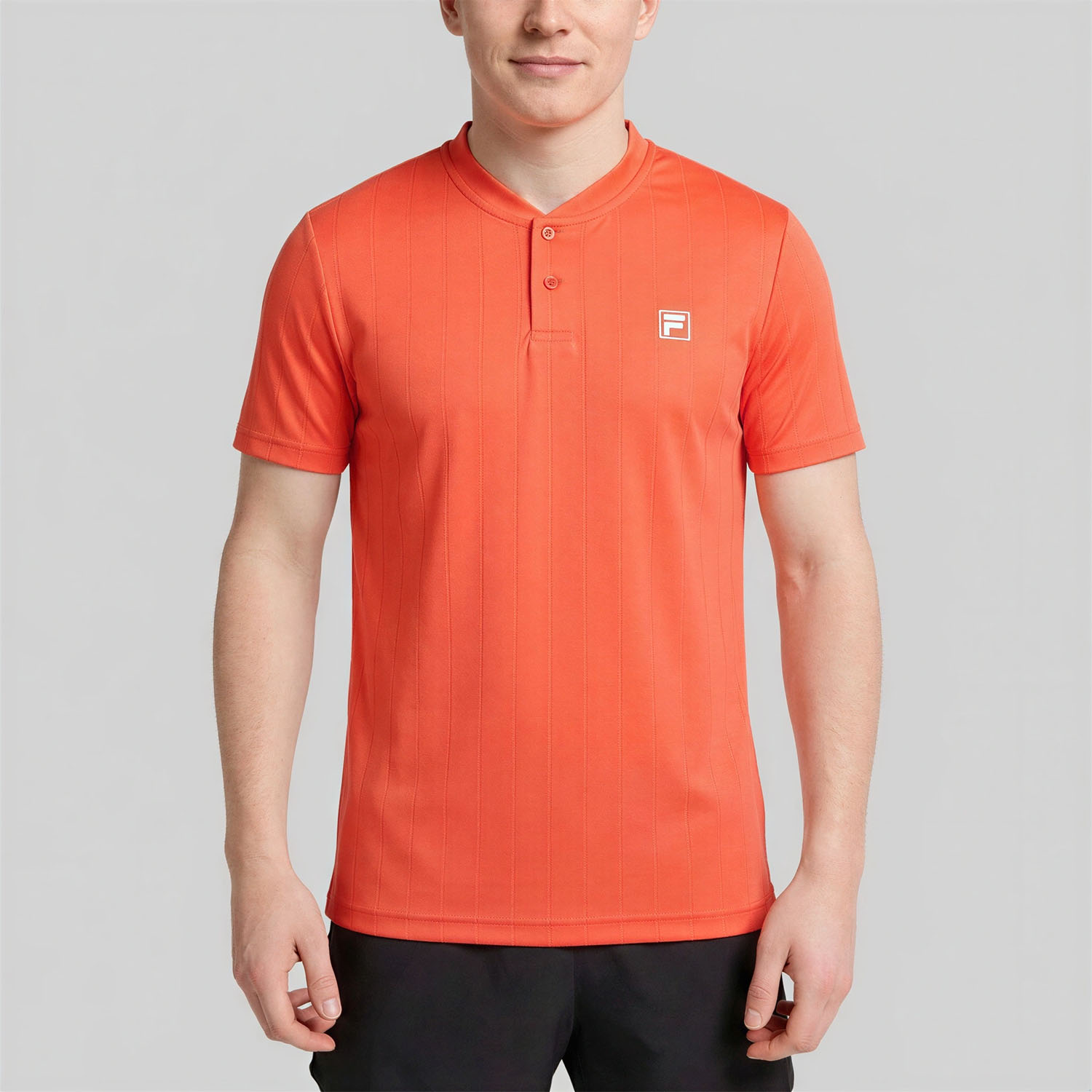 Fila Henley Henry T-Shirt - Grenadine