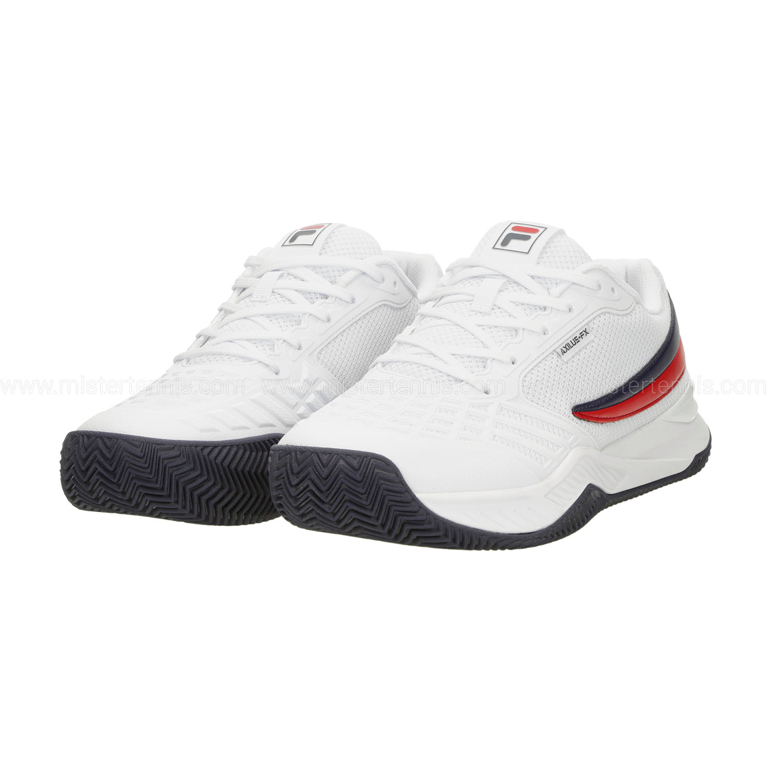 Fila Axilus FX Clay - White/Red Comb